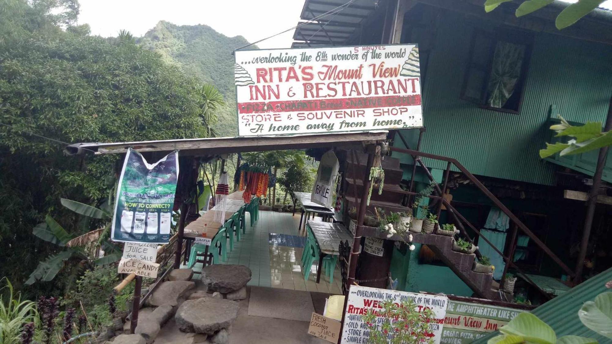 Batad Rita'S Mount View Inn And Restaurant Banaue Dış mekan fotoğraf